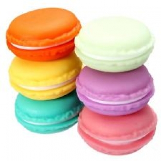 Macaron doosje geel